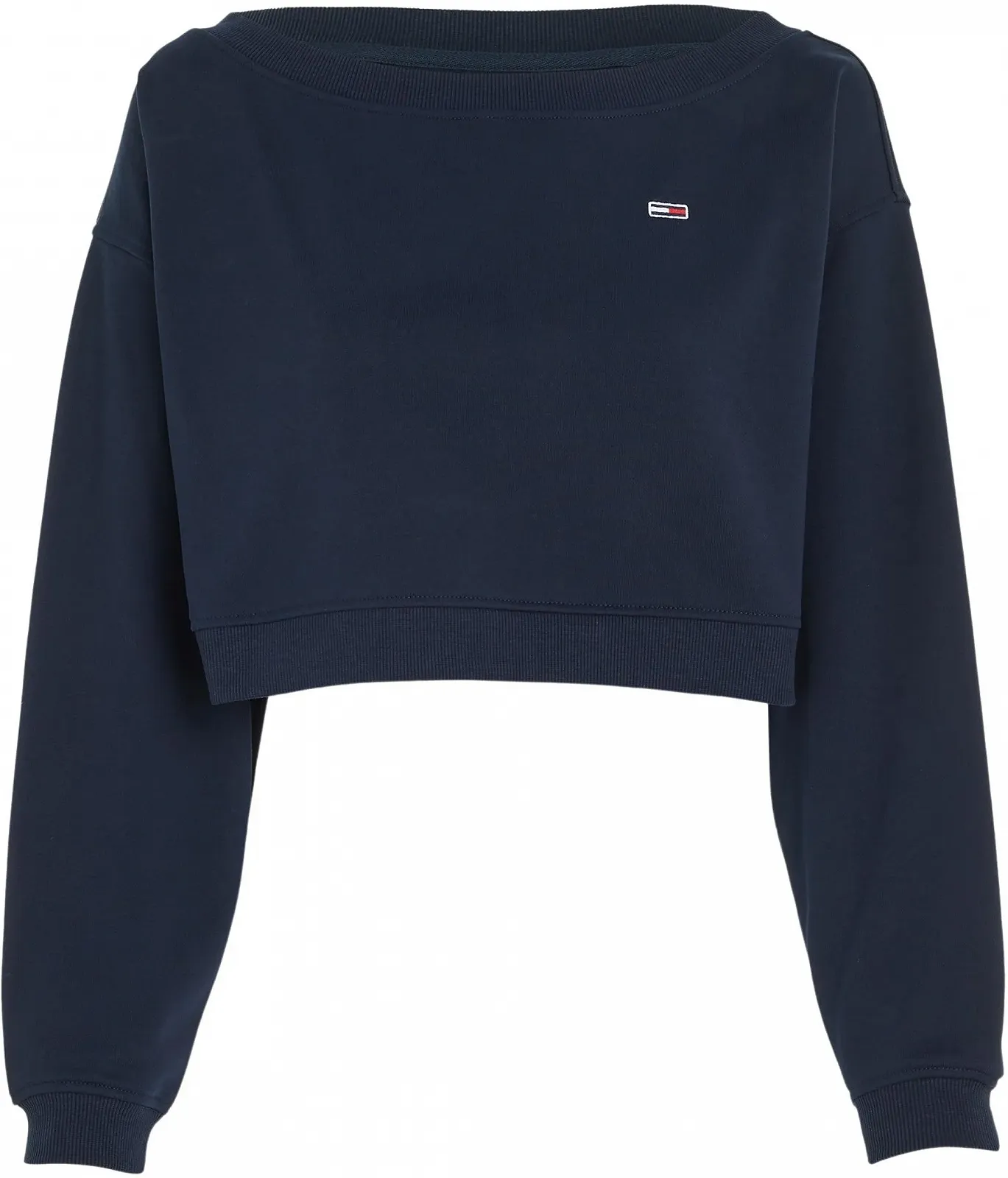 Женский свитшот Tommy Jeans с открытыми плечами и вырезом лодочкой, фото №5