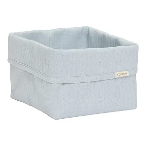 Органайзер для пеленального столика Little Dutch Pure Soft Blue, маленькая, 15 x 15 x 15 см - Фото 1