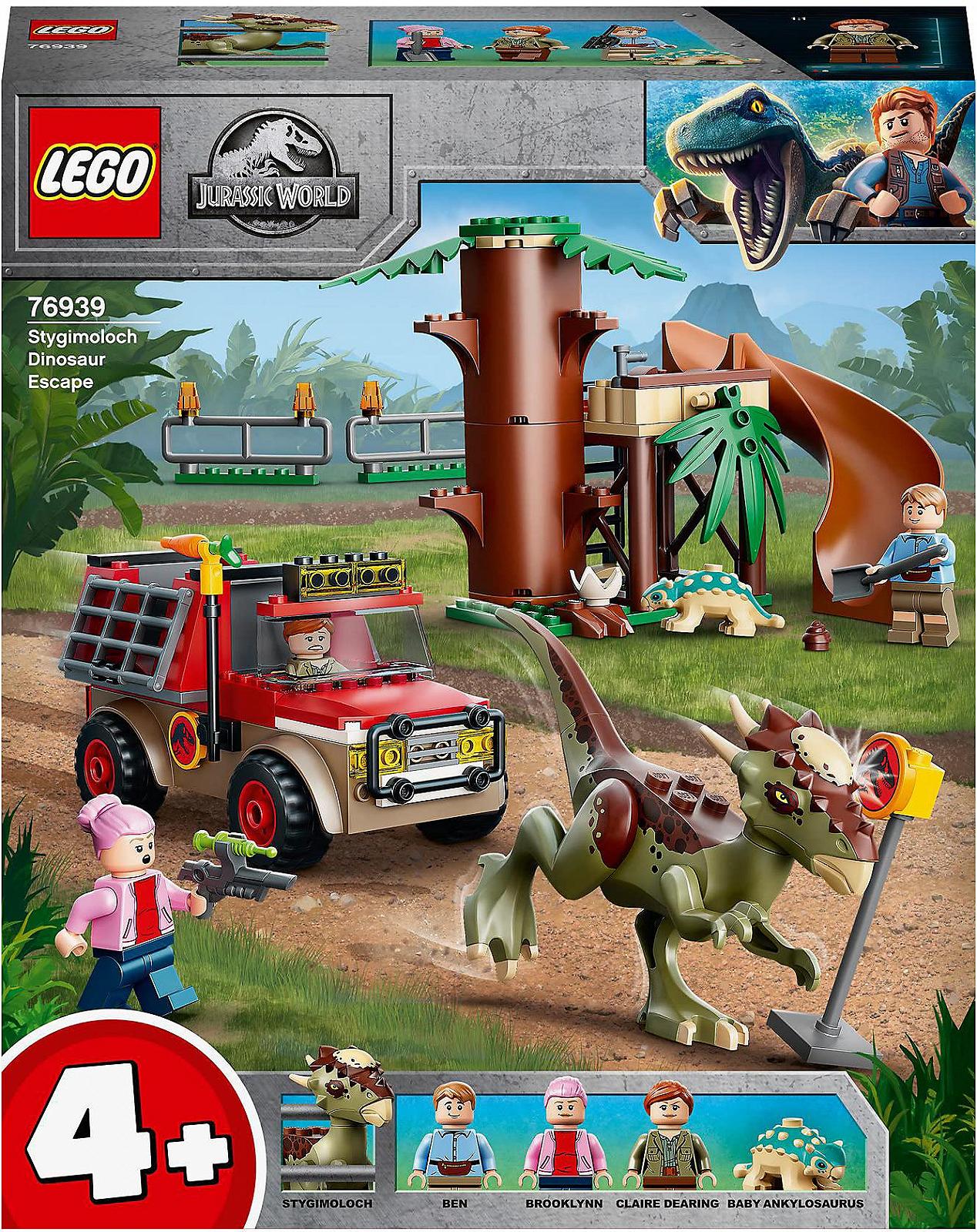 Конструктор LEGO Jurassic World 76939 Побег Стигимолоха с фигурками и домиком на дереве, подарок с динозавром, фото №1