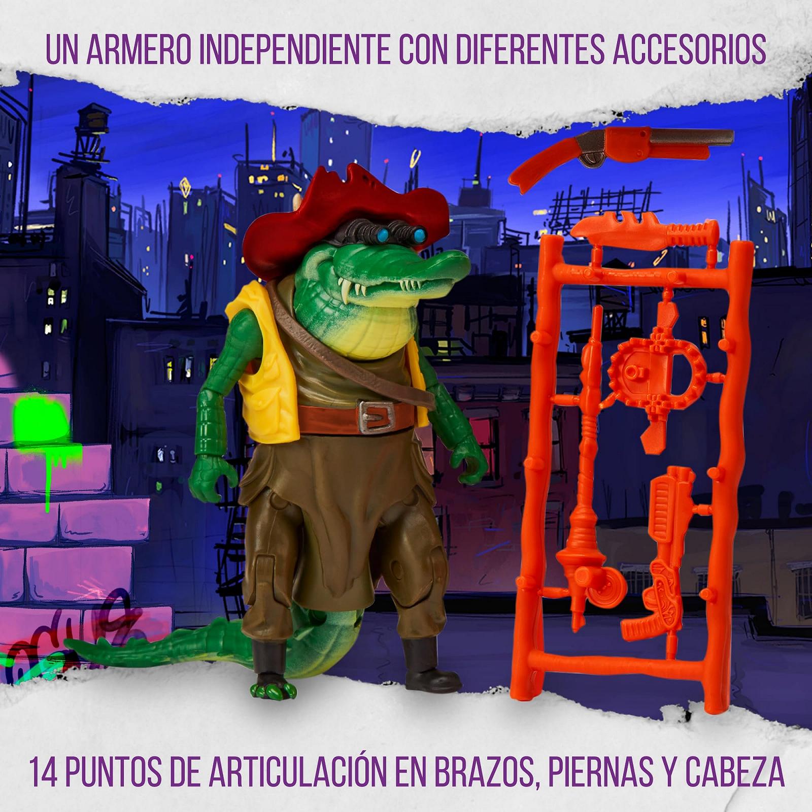 Фигурка Ninja Turtles CAOS Mutante Leatherhead 12 см, фото №4