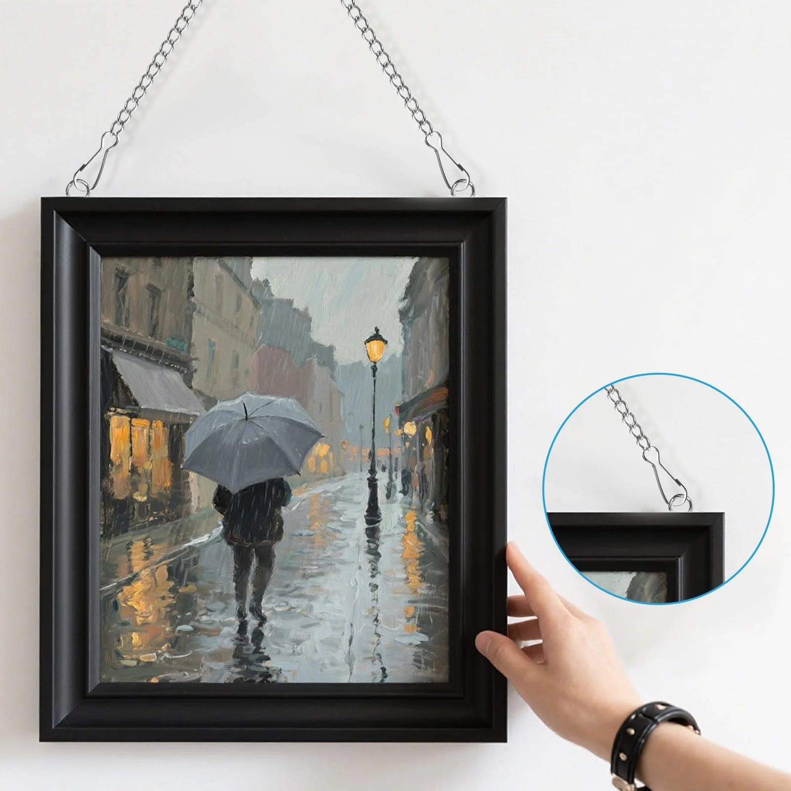 Ланцюги для підвісних кошиків 12 шт 54 см сріблясті, фото №4 Ланцюги для підвісних кошиків 12 шт 54 см сріблясті, фото №4