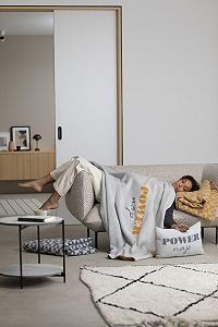 Одеяло David Fussenegger Power Nap Мягкое 150 x 200 см Светло-серый synthetic.ua - Фото 1