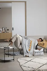 Одеяло David Fussenegger Power Nap Мягкое 150 x 200 см Светло-серый synthetic.ua - Фото 1