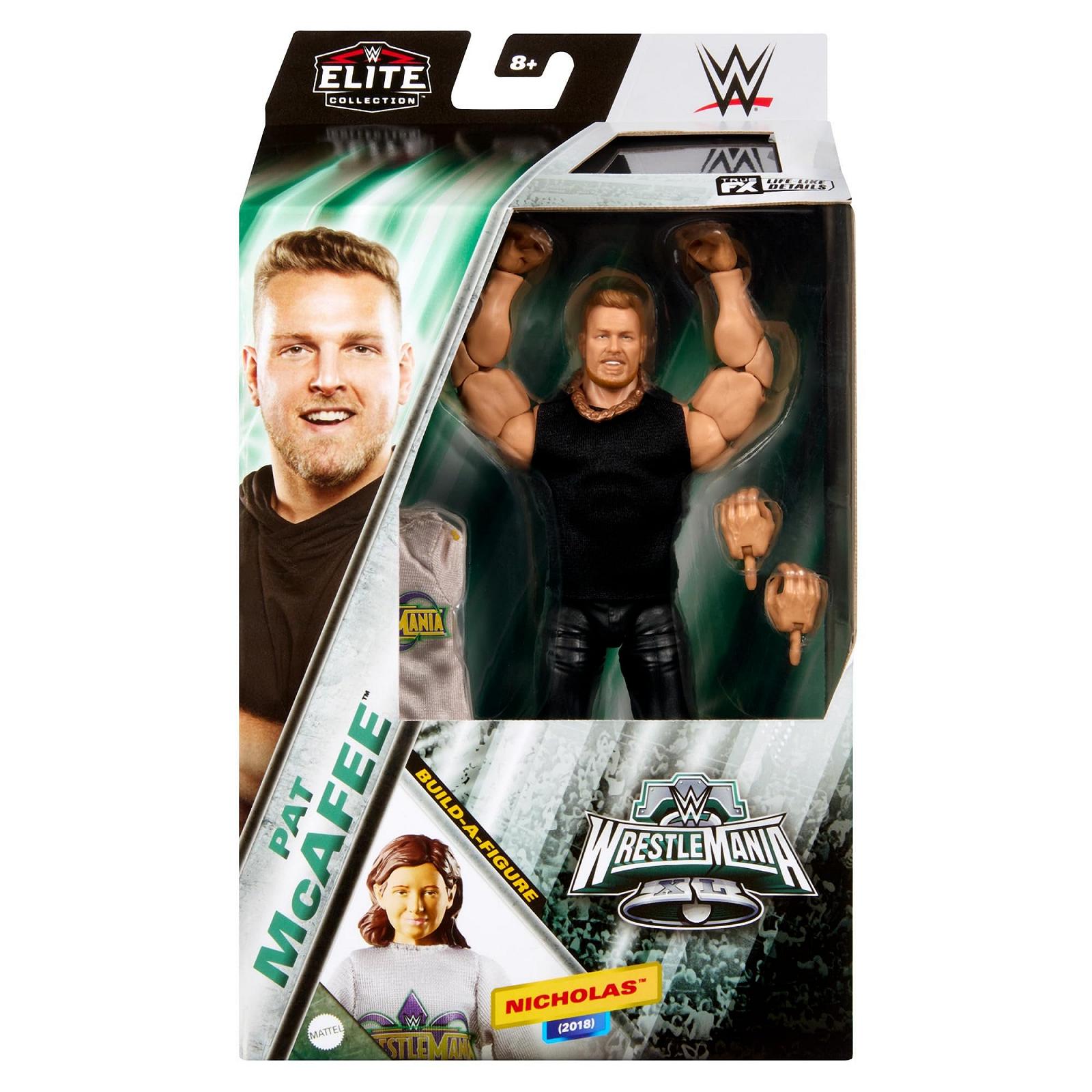 Екшн-фігурка Mattel WWE Elite WrestleMania з аксесуарами та компонентами Nicholas, рухома колекційна фігурка для шанувальників WWE HVJ10, фото №2