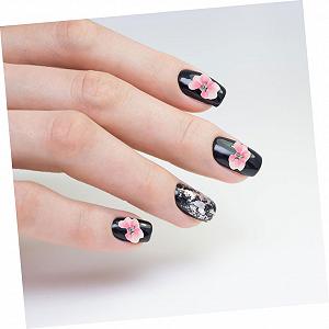 Украшение для ногтей Цветок Стразы для ногтей Декор для ногтей Аксессуары для ногтей Аксессуары для ногтей для студии ногтей Декор для ногтей Смола Розовый, 10 шт synthetic.ua - Фото 1