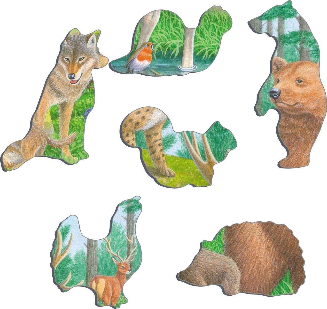 Пазл Larsen Forest Animals 29 елементів Рамочний, фото №8 Пазл Larsen Forest Animals 29 елементів Рамочний, фото №8