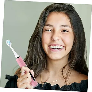 Електрична зубна щітка WRITWAA ABS Рожева synthetic.ua - Фото 1