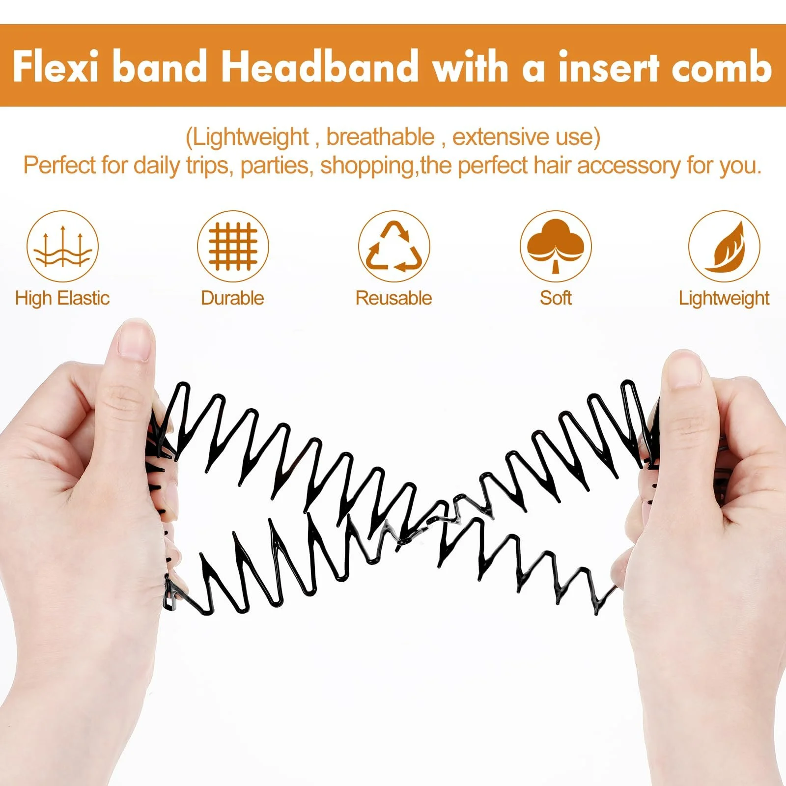 Гребінець-обруч Sibba Круглий, фото №7