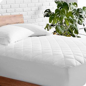 Наматрасник Односпальный стеганый Extra Deep Anti Allergy Мягкий дышащий Non Waterproof 90 x 190 + 40 см synthetic.ua - Фото 1