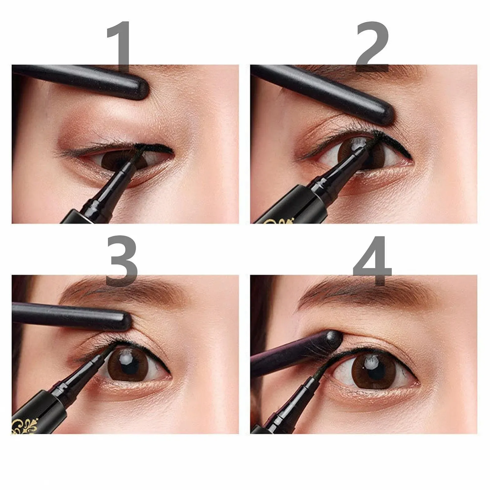 Подводка Anloximt Edge Brush Liner, черная, фото №5