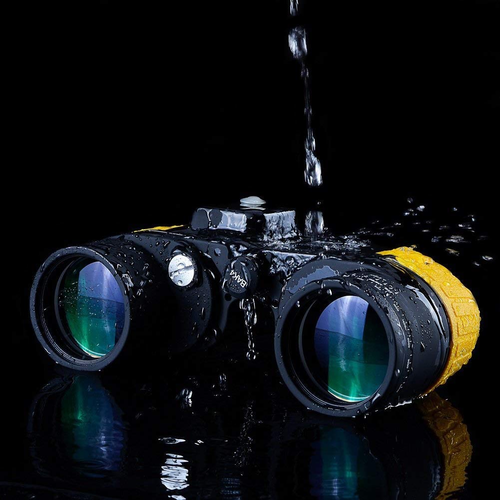 Бінокль Marine Waterproof Anti-fog 10x50 з внутрішнім далекоміром та компасом, фото №6
