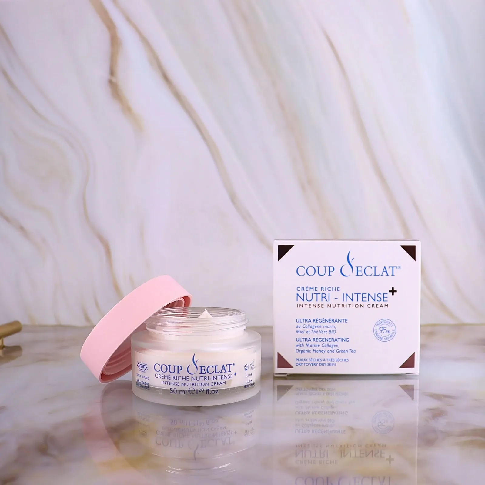 Поживний крем Coup d'Éclat Crème Riche Nutri-Intense+ 50 мл, фото №6