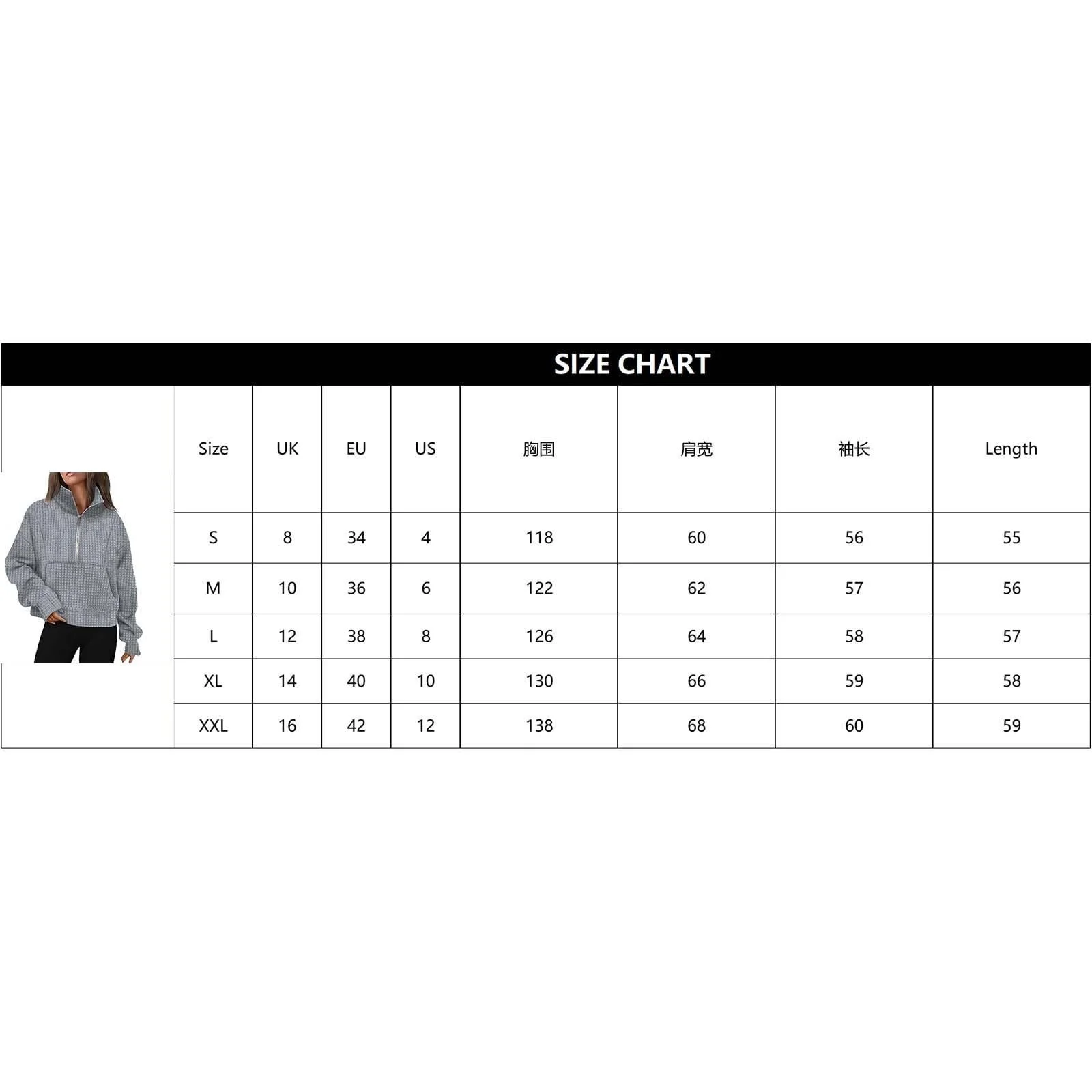 Укороченный свитшот Женский, на молнии, вафельный узор, милый, свободный крой, воротник, осенние худи 2025, спортивная одежда, фото №4 Укороченный свитшот Женский, на молнии, вафельный узор, милый, свободный крой, воротник, осенние худи 2025, спортивная одежда, фото №4