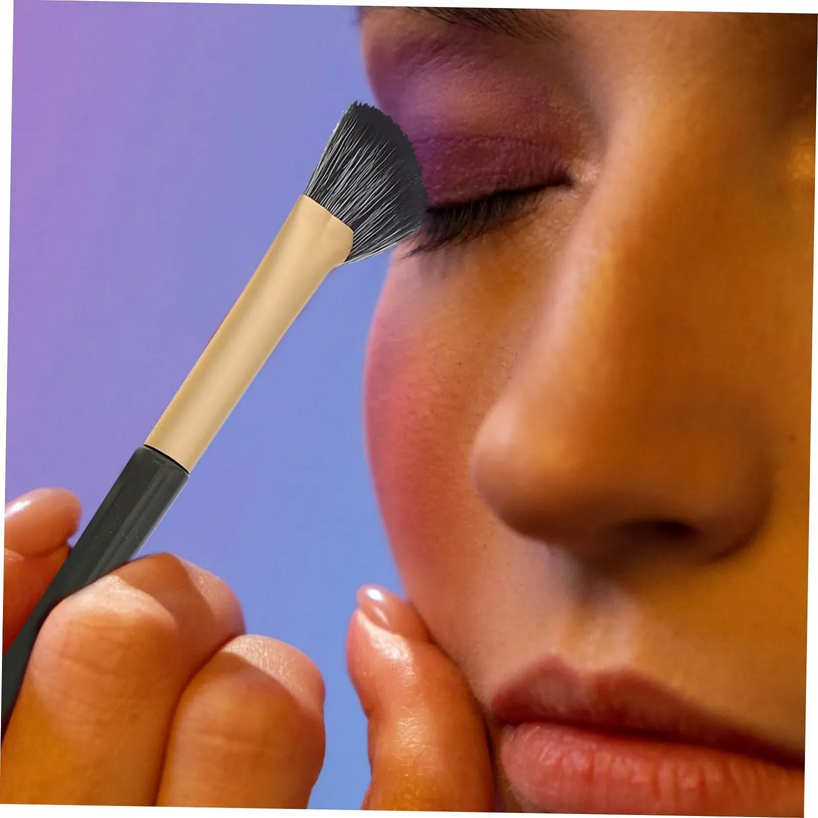 Кисти minkissy для консилера скошенная, фото №5