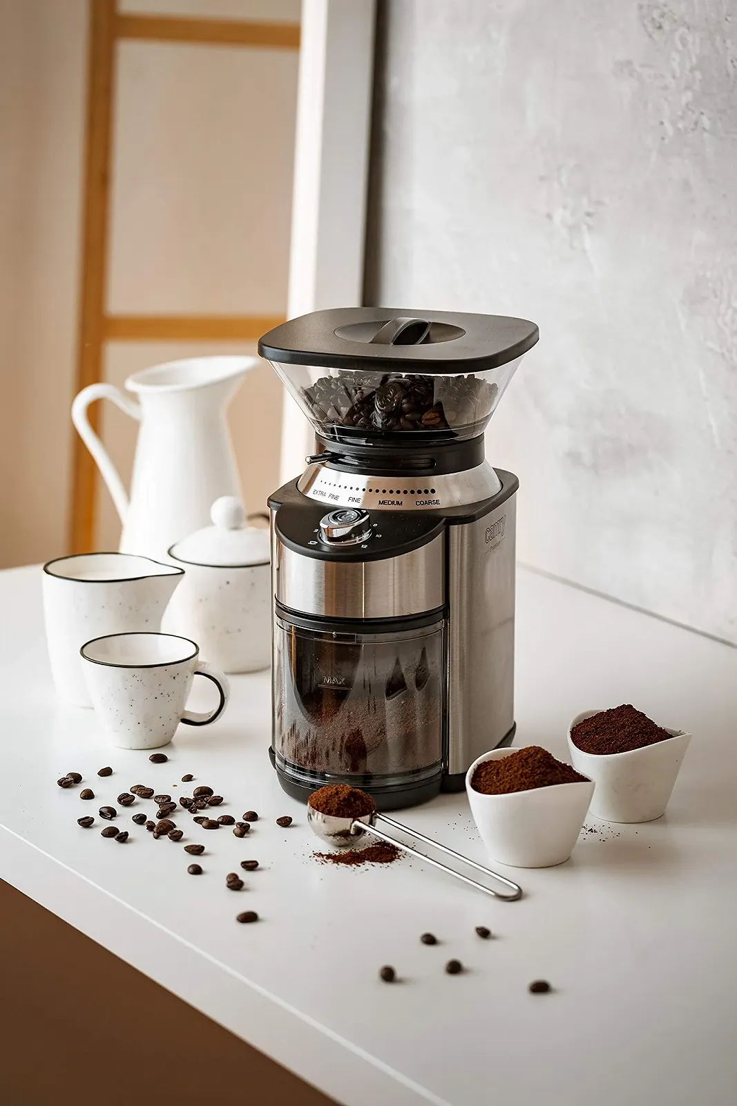 Кавомолка конічна Adler CAMRY 200 Вт потужність, місткість 12 чашок, фото №5 Кавомолка конічна Adler CAMRY 200 Вт потужність, місткість 12 чашок, фото №5