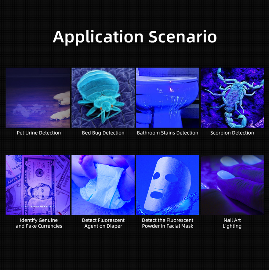 Фонарь ультрафиолетовый аккумуляторный Z01 SuperFire, фото №5