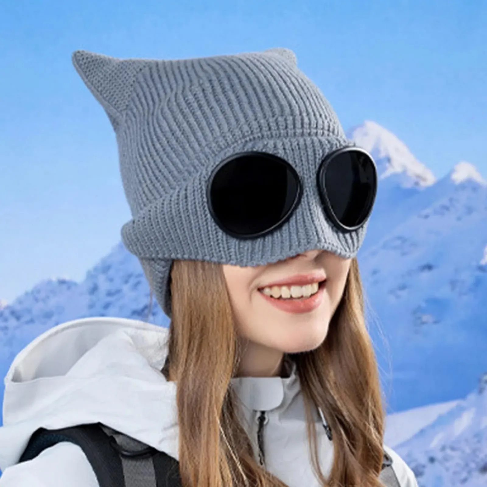 Шапка з окулярами Tanxemery, фото №3 Шапка з окулярами Tanxemery, фото №3