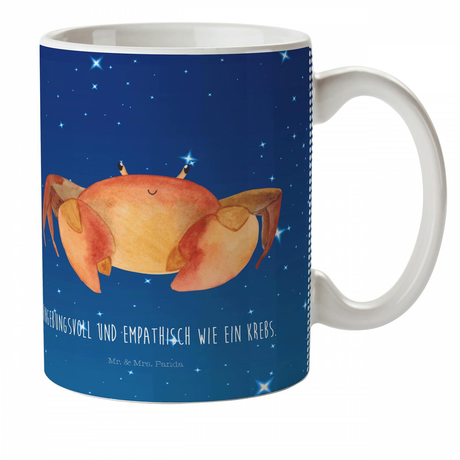 Кружка Mr. & Mrs. Panda Знак Зодіаку Рак, фото №1