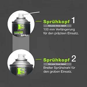 Стиснене повітря Spraytive Power 2 x 400 мл з подовжувачем 100 мм synthetic.ua - Фото 1