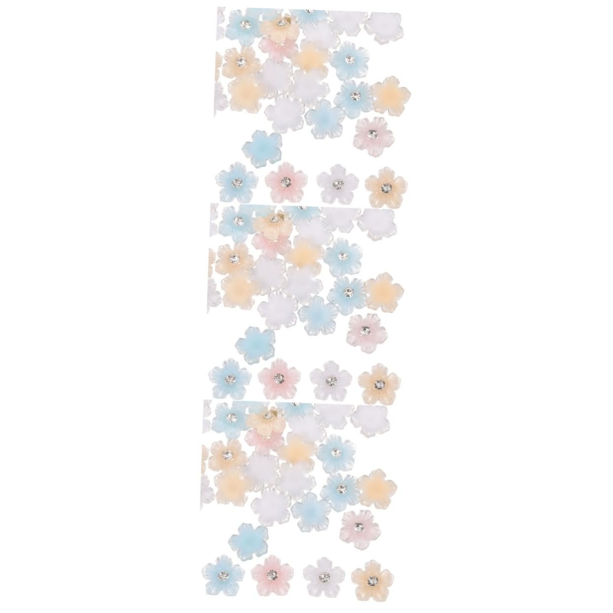 Аксессуары для ногтей Healvian, 3 шт, трехмерные, цветы, подвески, украшения для маникюра, фото №1