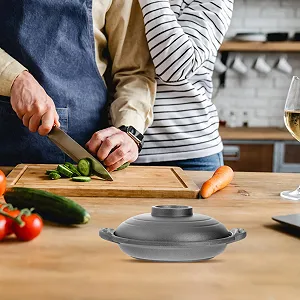 Кастрюля для супа Mobestech керамическая термостойкая 1 шт synthetic.ua - Фото 1