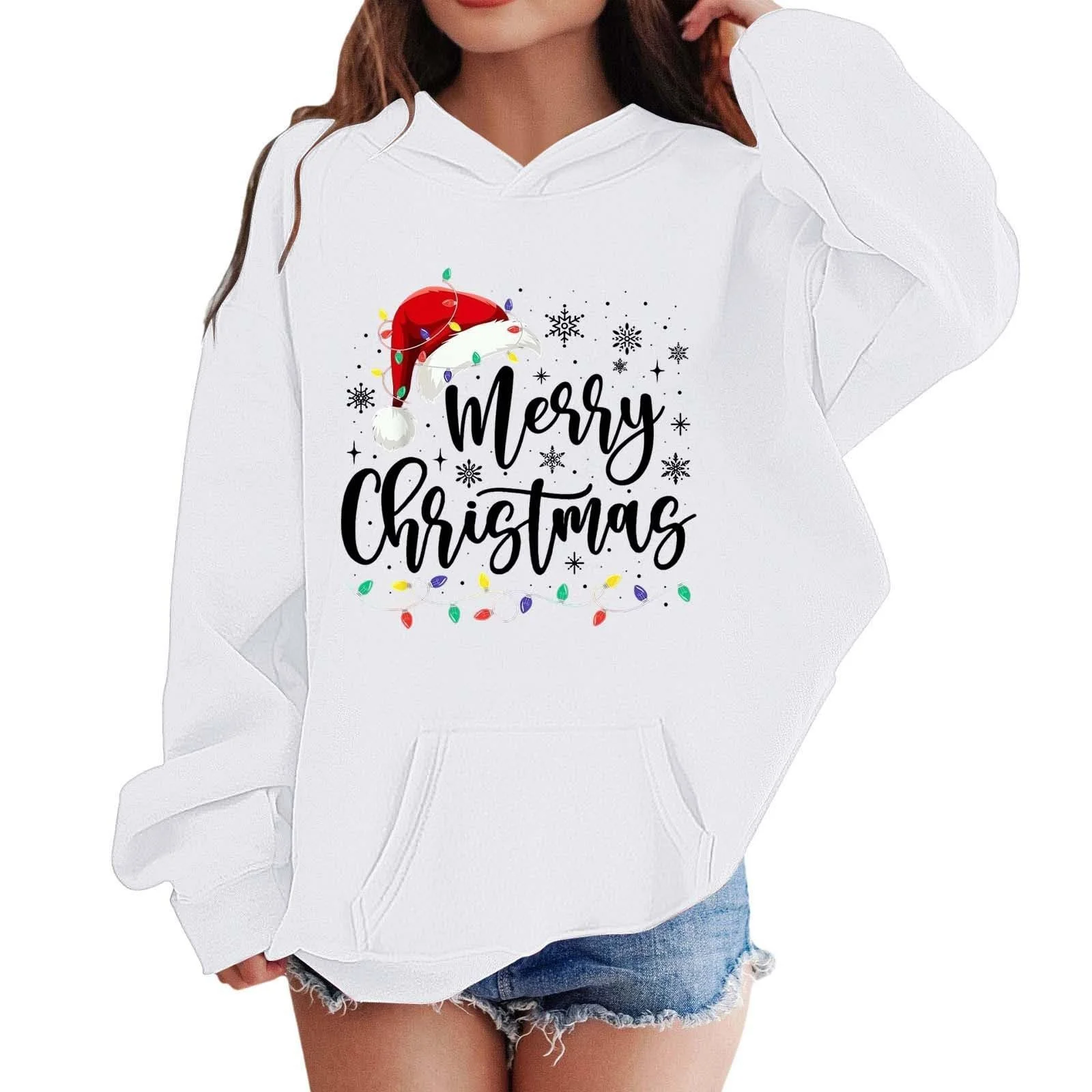 Толстовка для мальчиков 128 - Худи с рождественскими мотивами, фото №1