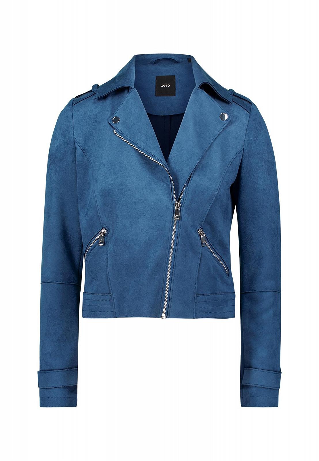 Жіноча куртка-байкер Zero Suede Look, фото №1