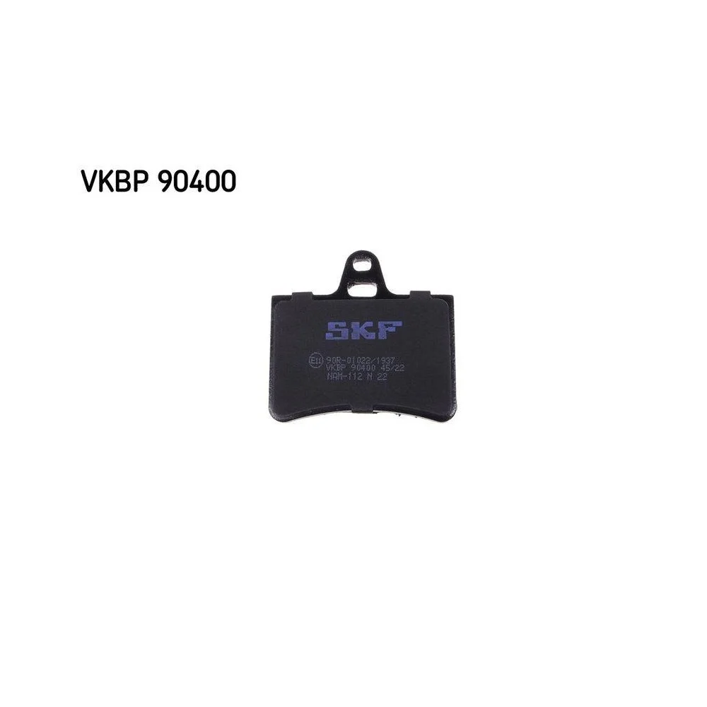 Комплект дисковых тормозных колодок SKF VKBP 90400 для CITROËN, задняя ось, фото №1