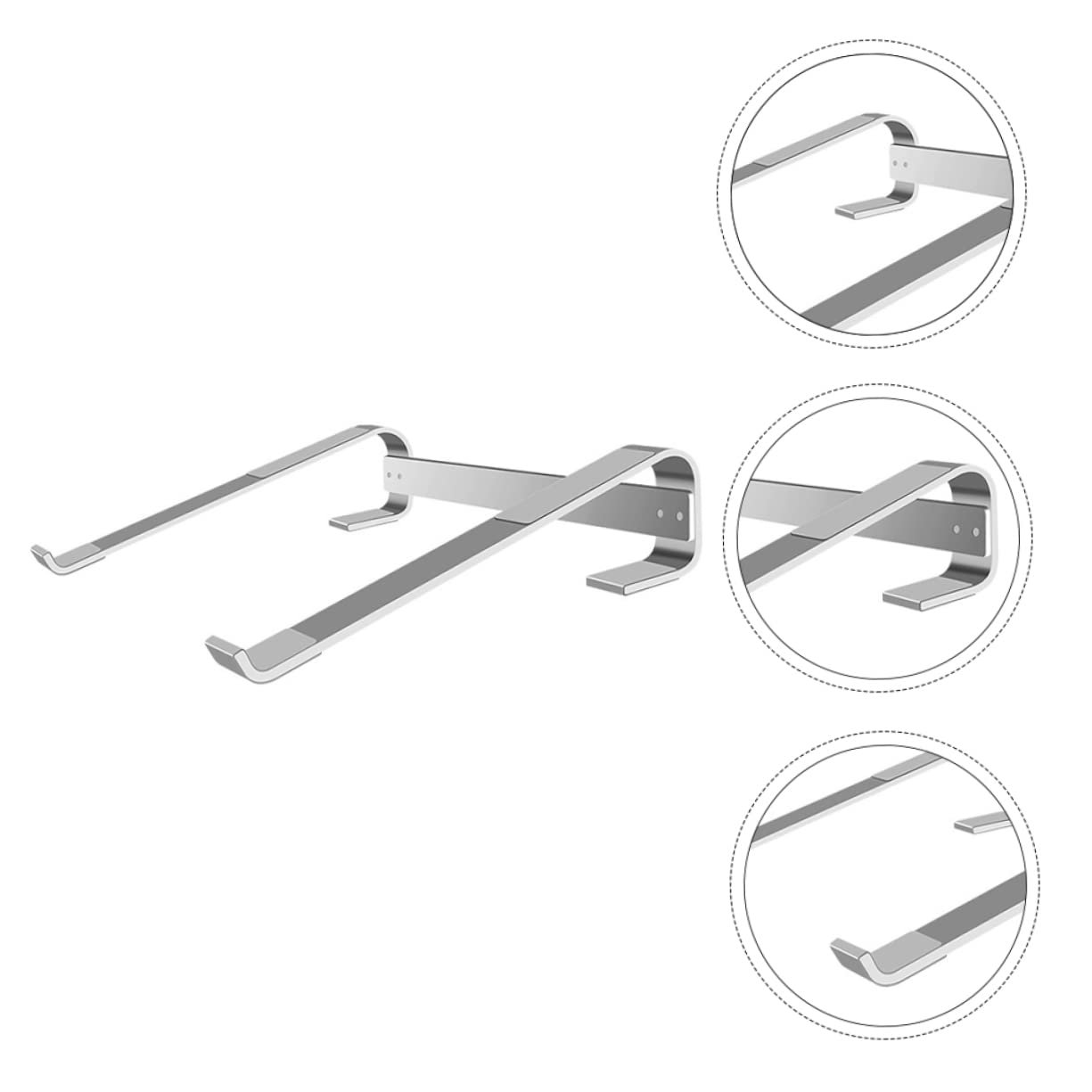 Підставка для ноутбука Uonlytech Багатоцільова Алюмінієвий сплав Ергономічна Портативна для домашнього офісу, фото №5