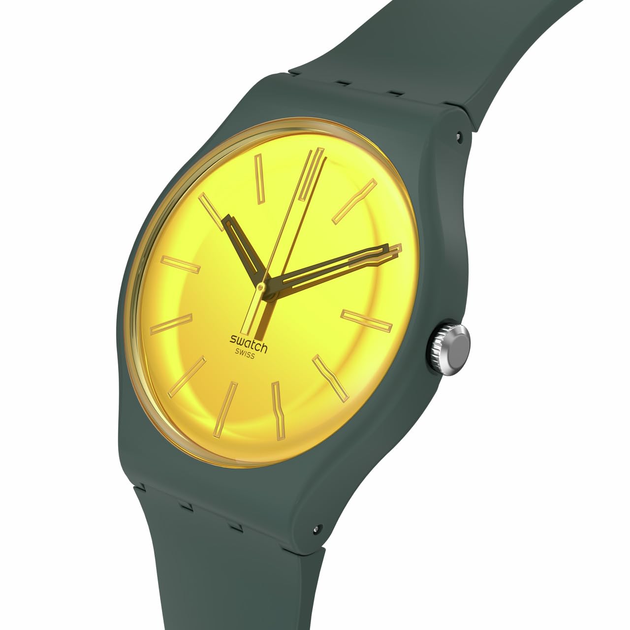 Часы Swatch SO29G103 Casual Essentials Зелёный, фото №3 Часы Swatch SO29G103 Casual Essentials Зелёный, фото №3