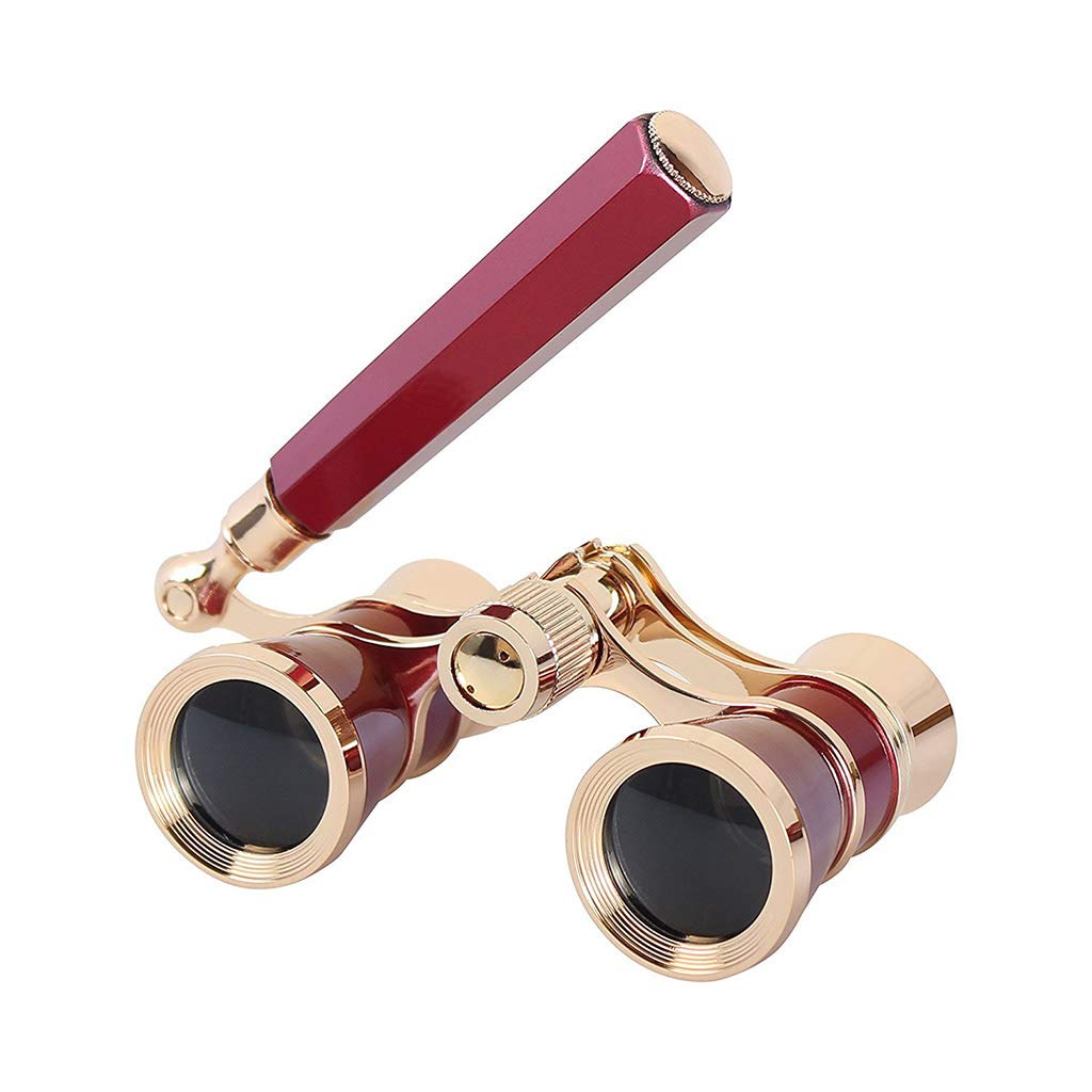 Бінокль BIlinli Mini Protable Vintage Glasses Telescope з ручкою Модний Елегантний багатофункціональний аксесуар для опери, театру, перегонів, фото №1