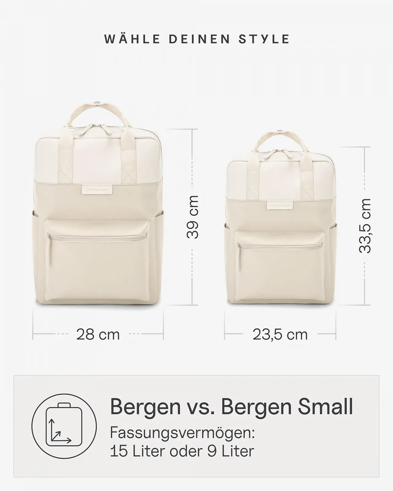 Рюкзак Kapten & Son Bergen Водоотталкивающий Городской, фото №6 Рюкзак Kapten & Son Bergen Водоотталкивающий Городской, фото №6