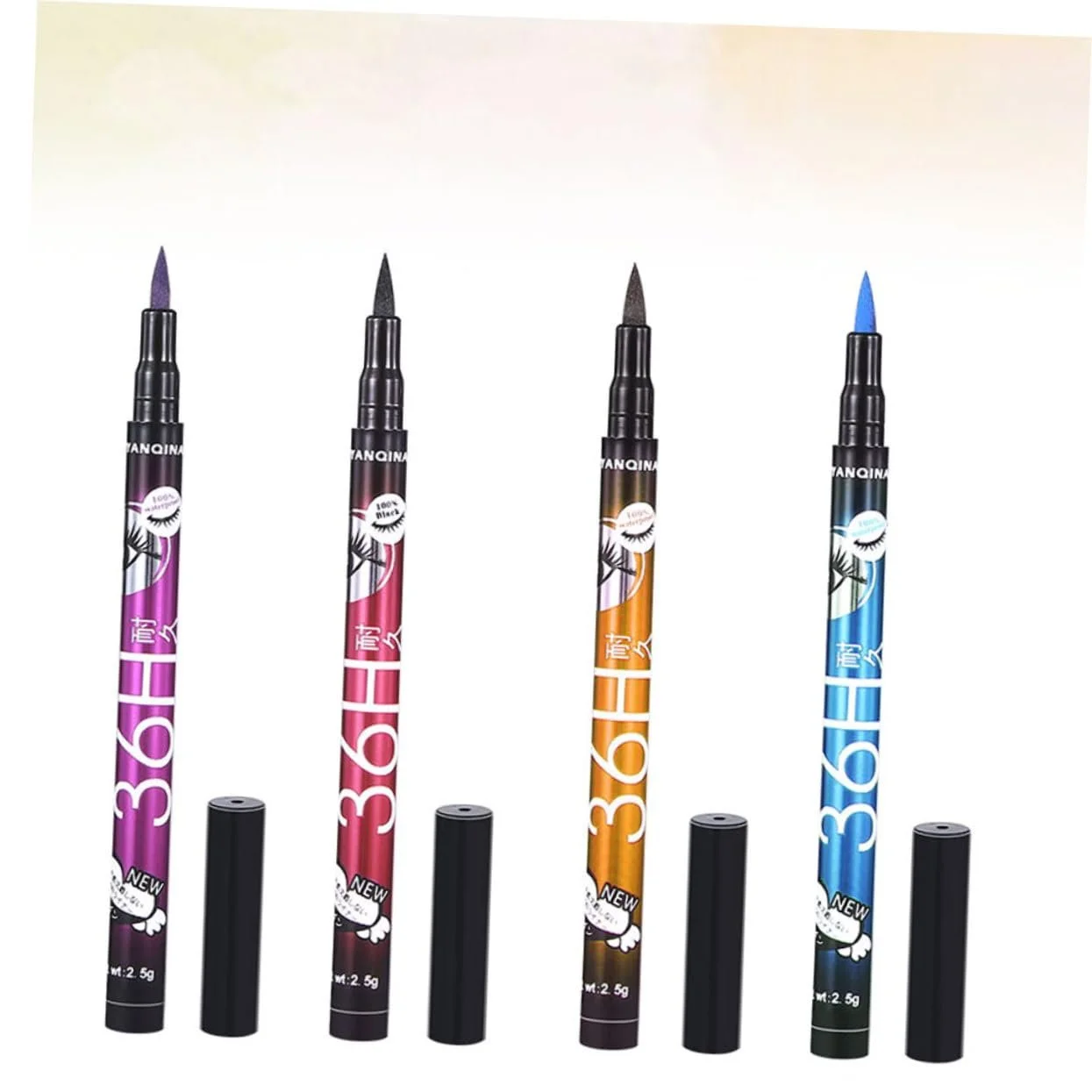 Олівець для очей minkissy 2 шт. Різнокольоровий рідкий водостійкий, фото №6 Олівець для очей minkissy 2 шт. Різнокольоровий рідкий водостійкий, фото №6
