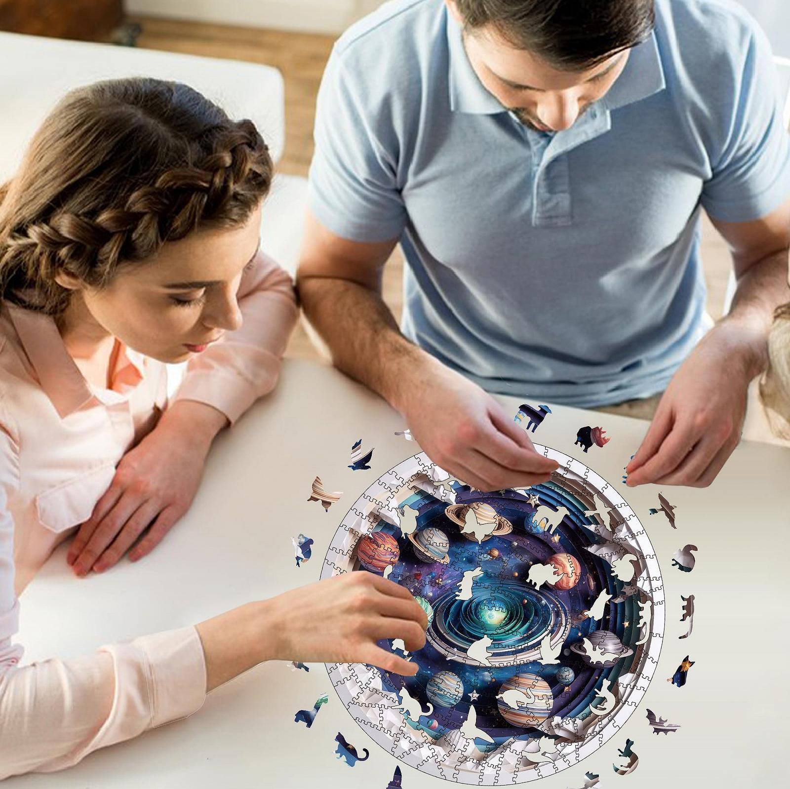 Деревянный пазл Planet 200 элементов Уникальная форма животных, фото №3 Деревянный пазл Planet 200 элементов Уникальная форма животных, фото №3