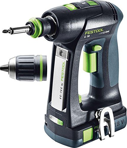 Дриль-шурупокрут Festool C 18 C 3.1-Plus 576437, фото №2