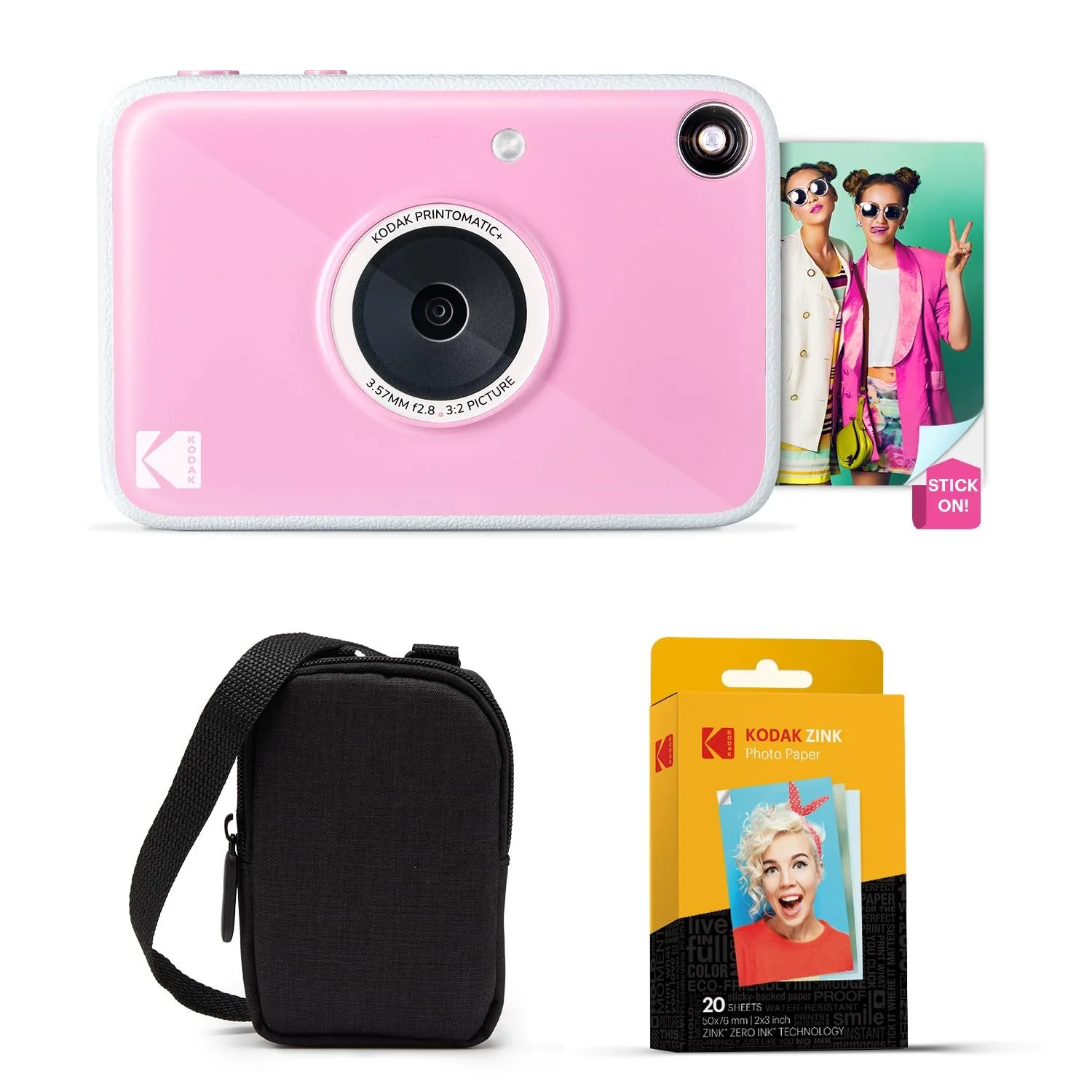 Цифровая фотокамера мгновенной печати Kodak Printomatic+ Starter Kit 10MP RGB LED Pink, фото №1