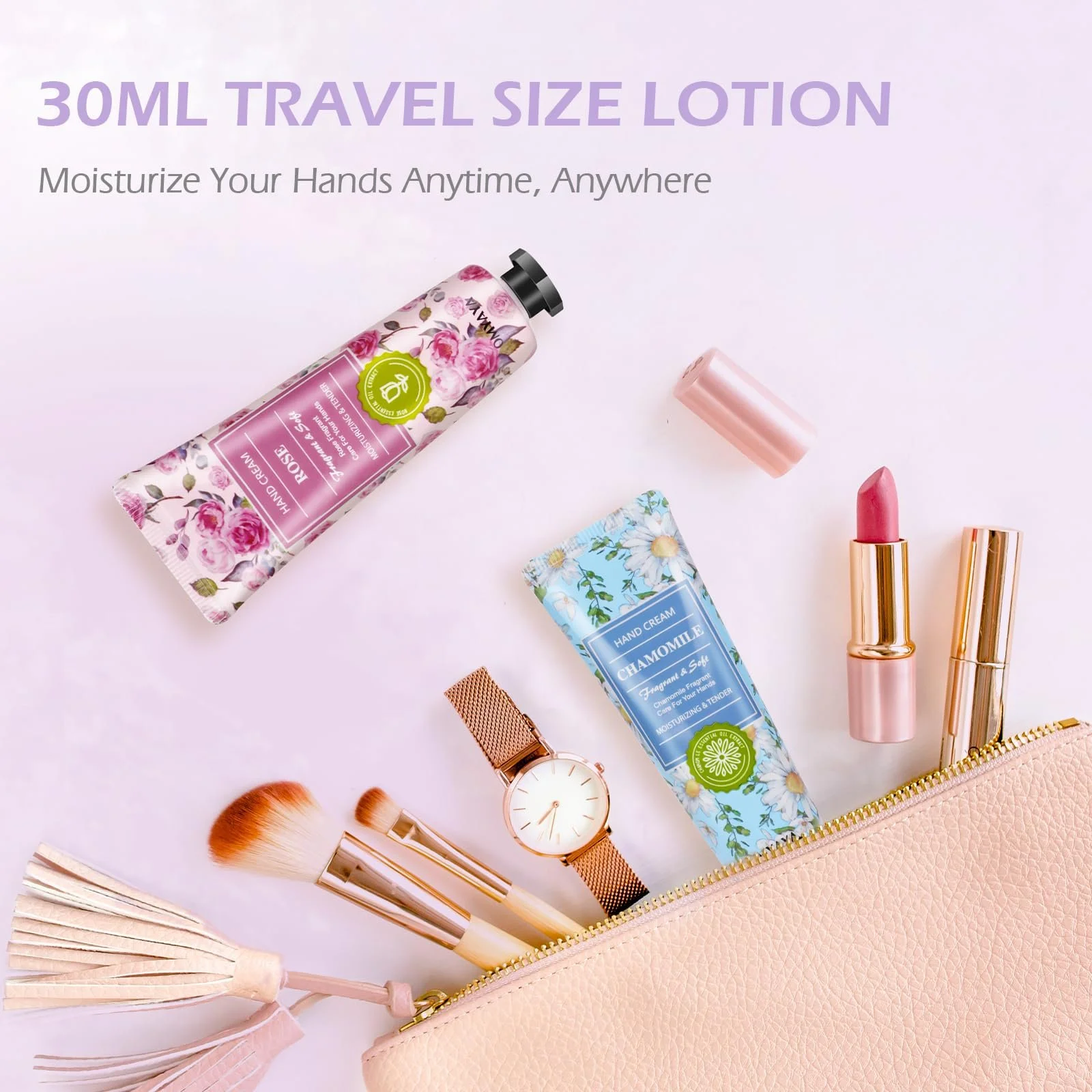 Крем для рук Набір, 10 шт Міні-крем для рук з маслом ши Зволожуючий крем, фото №3