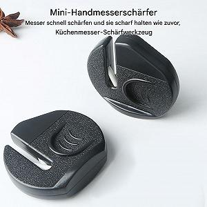 Мини-точилка для ножей Компактная Нескользящая V-образная Многофункциональная Быстрая synthetic.ua - Фото 1