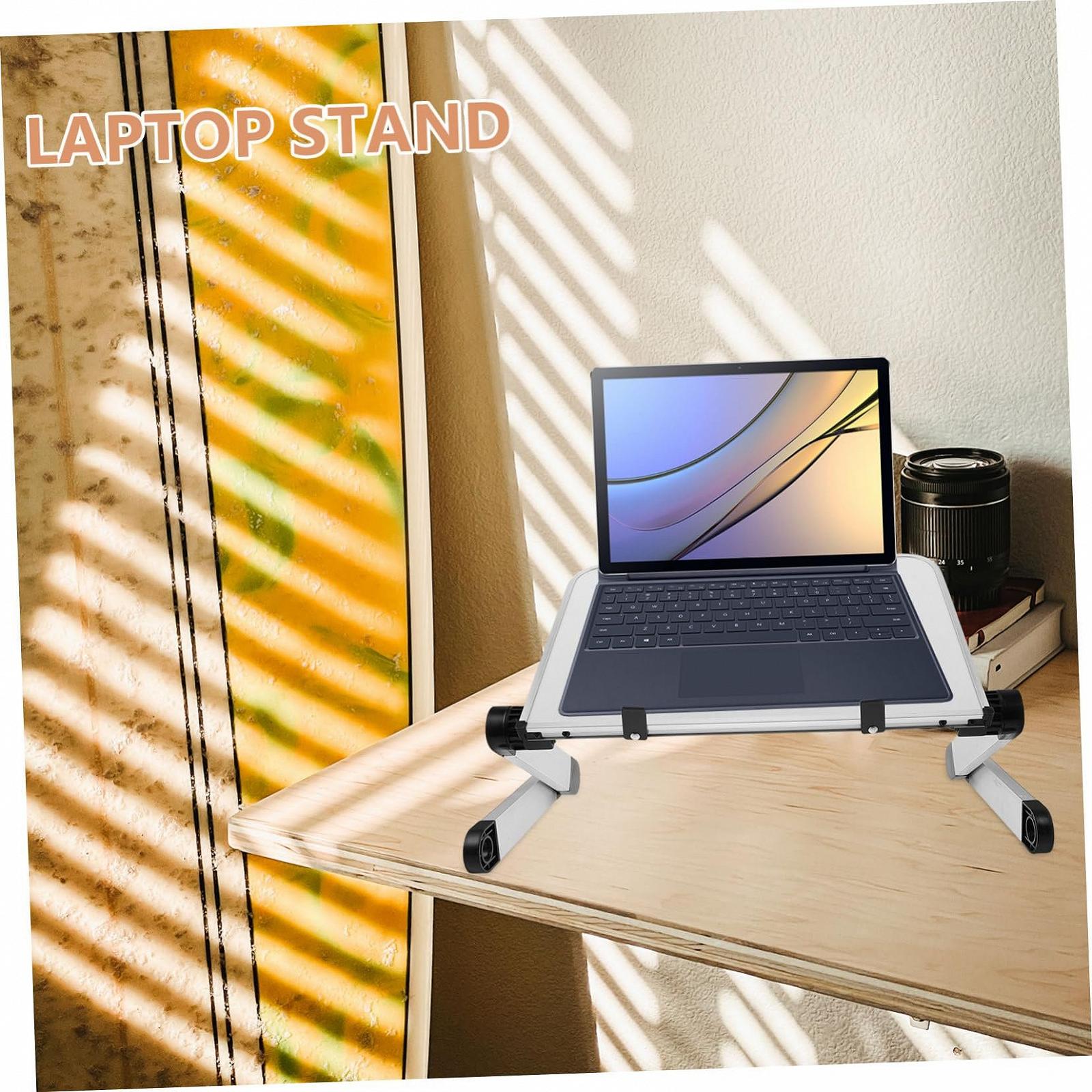 Подставка для компьютера Happyyami Регулируемая подставка для ноутбука Подставка для компьютерной башни Подставка для ноутбука для стола Подставка для ноутбука для кровати Стоячий стол Алюминиевый сплав, фото №8 Подставка для компьютера Happyyami Регулируемая подставка для ноутбука Подставка для компьютерной башни Подставка для ноутбука для стола Подставка для ноутбука для кровати Стоячий стол Алюминиевый сплав, фото №8