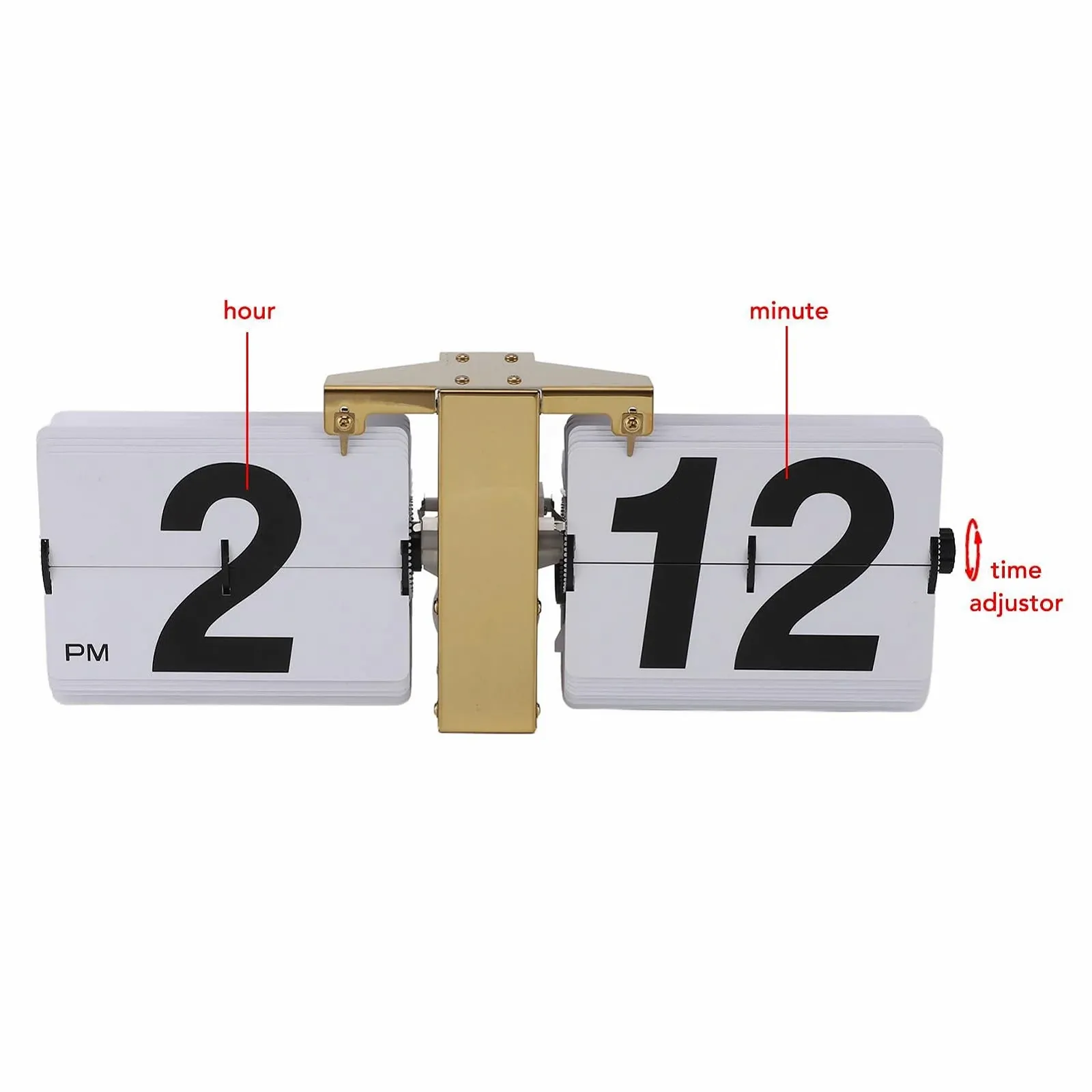 Настільний годинник PODSJD Вінтажний Перекидний Механічний Перекидний Ретро Дизайн з нержавіючої сталі Великі цифри Тип 1, фото №8 Настільний годинник PODSJD Вінтажний Перекидний Механічний Перекидний Ретро Дизайн з нержавіючої сталі Великі цифри Тип 1, фото №8