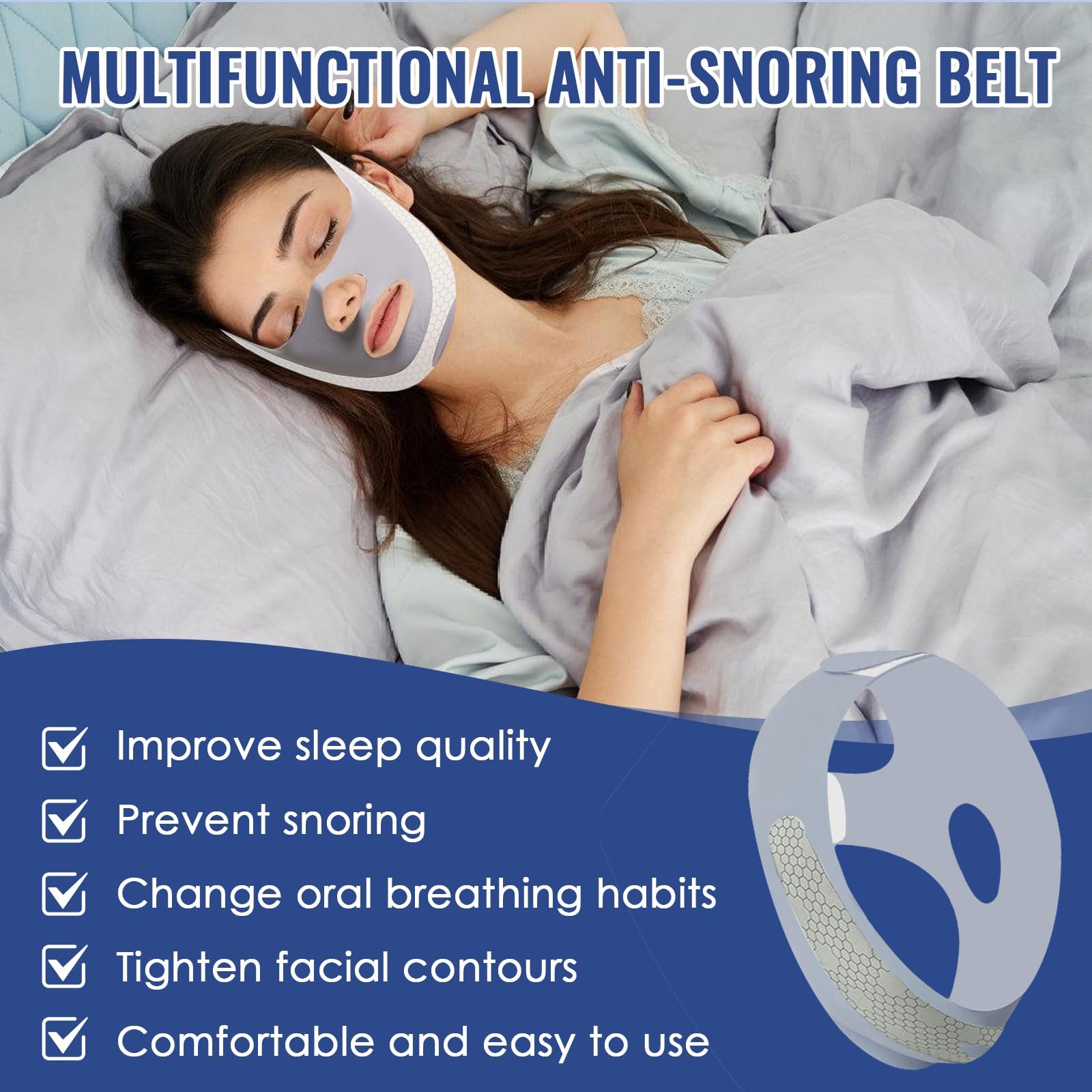 Ремінець на підборіддя проти хропіння, фото №6 Ремінець на підборіддя проти хропіння, фото №6