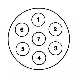 Розетка HELLA 8JB 003 834-001 для DAF MAN SCANIA VOLVO FAUN SISU TATRA JAEGER synthetic.ua - Фото 1