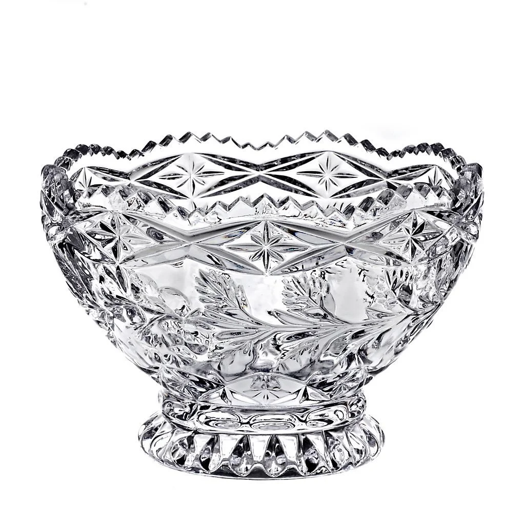 Миска Фруктовниця Салатниця Rebecca Прозора Діаметр 16 см Кришталеве скло, фото №1