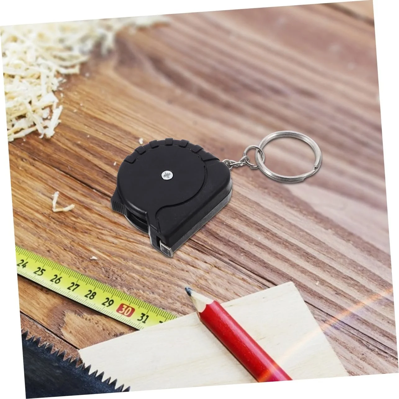 Рулетка-брелок KITANDOVE Міні, набір 10 шт., фото №6