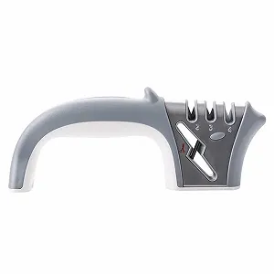 Точилка для ножей и ножниц esmen 4-в-1 4-ступенчатая профессиональная ручная - Фото 1