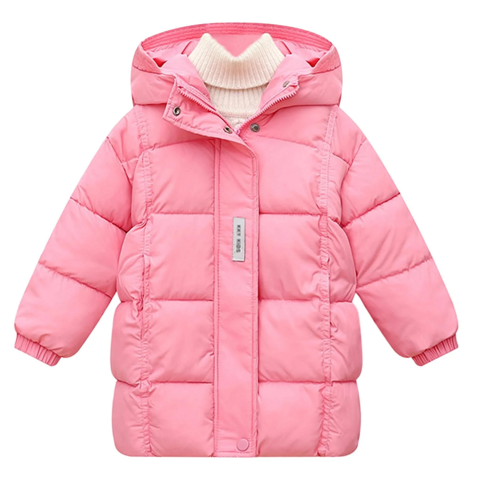 Зимова Куртка для Дівчат Пухова Легка Куртка Довга, фото №2 Зимова Куртка для Дівчат Пухова Легка Куртка Довга, фото №2