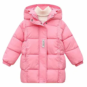 Зимова Куртка для Дівчат Пухова Легка Куртка Довга synthetic.ua - Фото 1