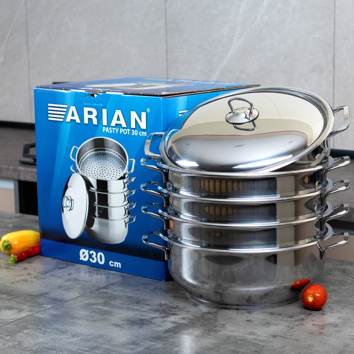Мантоварка Arian 6 пред. 30 см Mantı Pot, фото №4 Мантоварка Arian 6 пред. 30 см Mantı Pot, фото №4