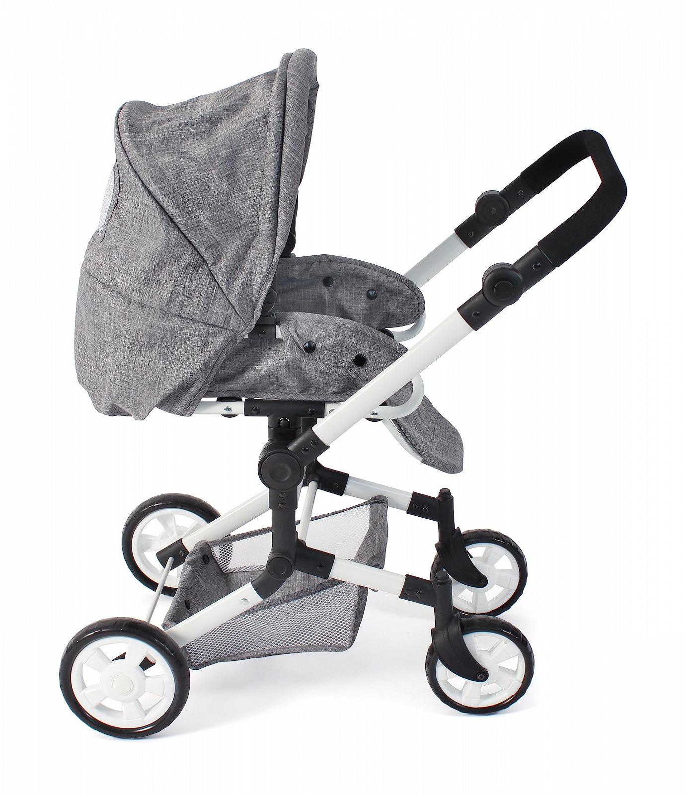 Коляска Bayer Chic 2000 Jara 2-в-1 Джинс Сіра, фото №6