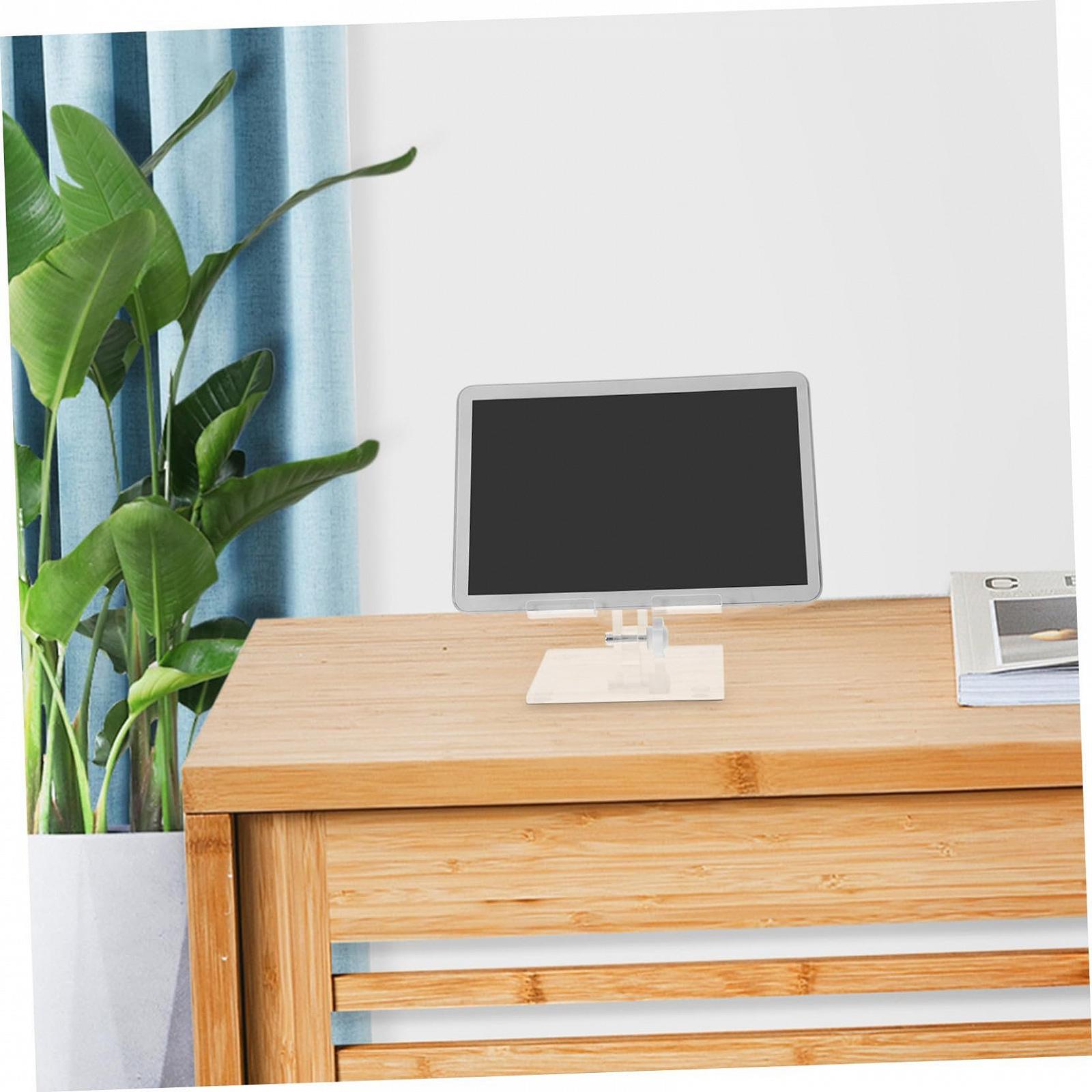 Тримач для мобільного телефону акриловий прозорий Operitacx регульований багатофункціональний настільний для офісу та дому, фото №9